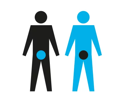 Group walking in hills